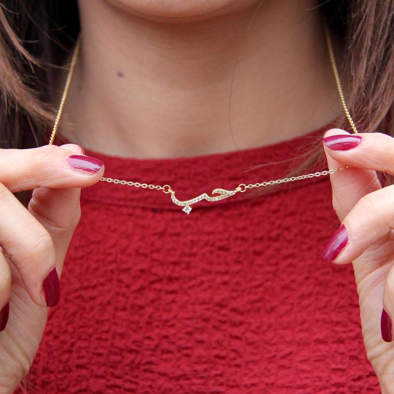 Collier Amour avec Strass - HUB