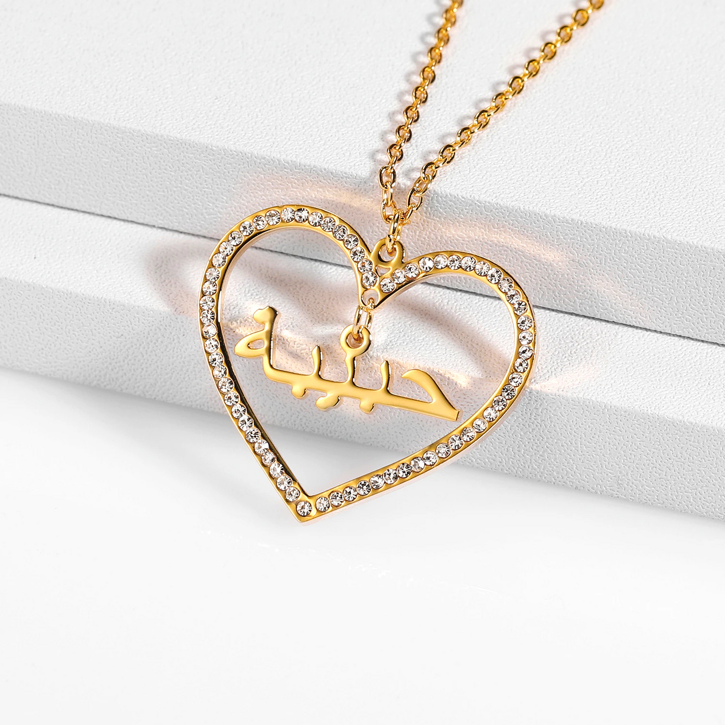 Collier Prénom Coeur avec Strass