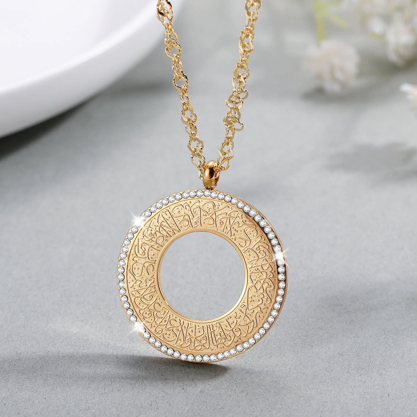 Collier Al Kafiroune avec Perles