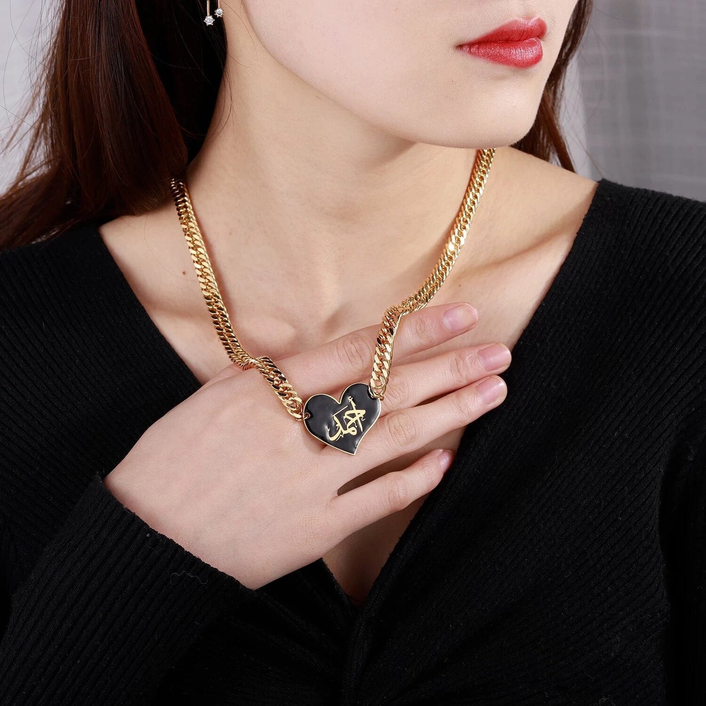 Collier Prénom Arabe en Émail