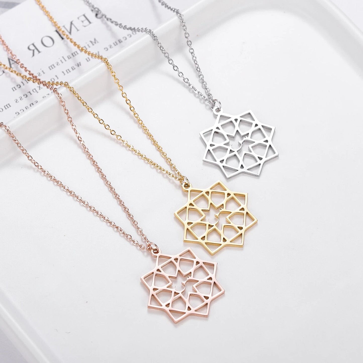 Collier Lettres Arabes - HANDASIUN