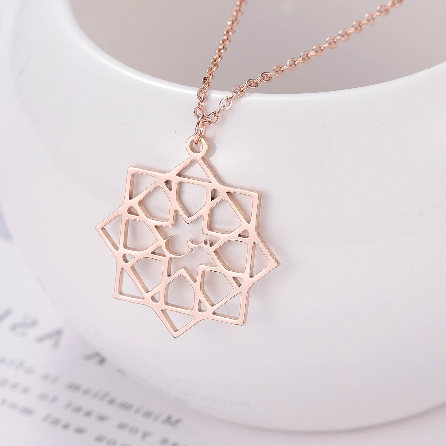 Collier Lettres Arabes - HANDASIUN