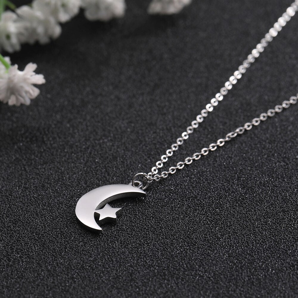 Collier Lune & Étoile