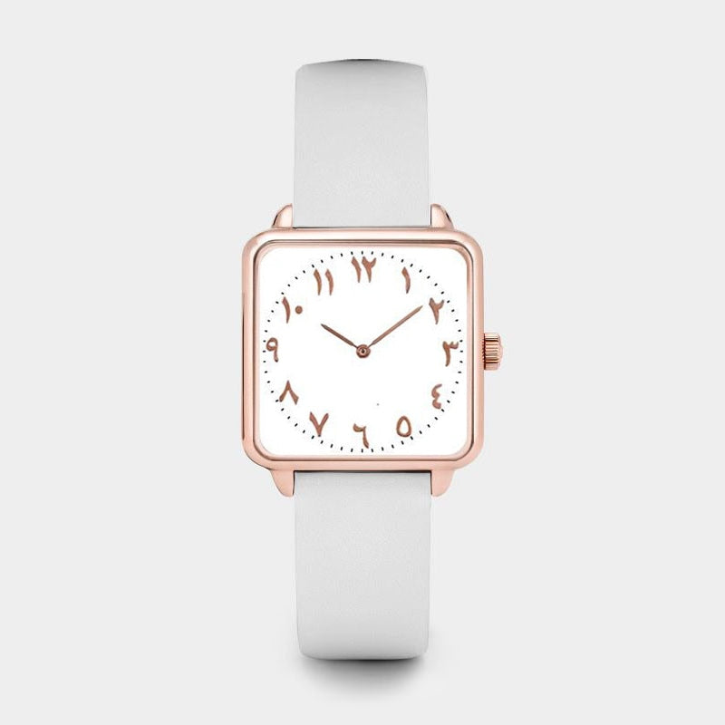 CASABLANCA - Montre Chiffre Arabe Blanche