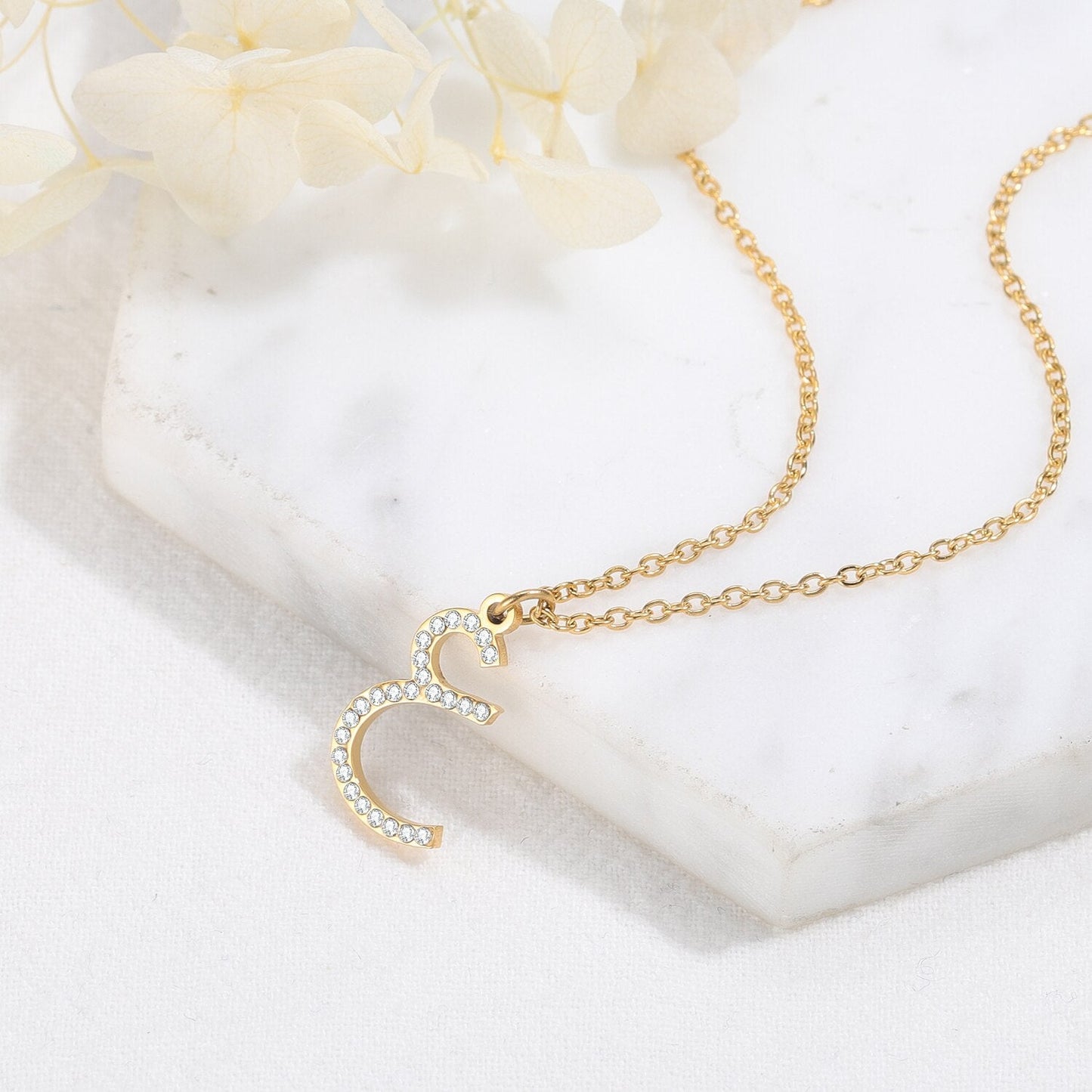 Collier Lettres Arabes avec Strass