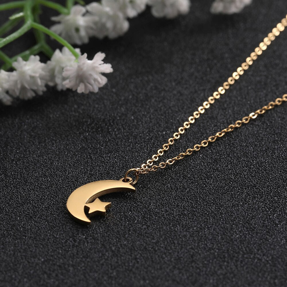 Collier Lune & Étoile