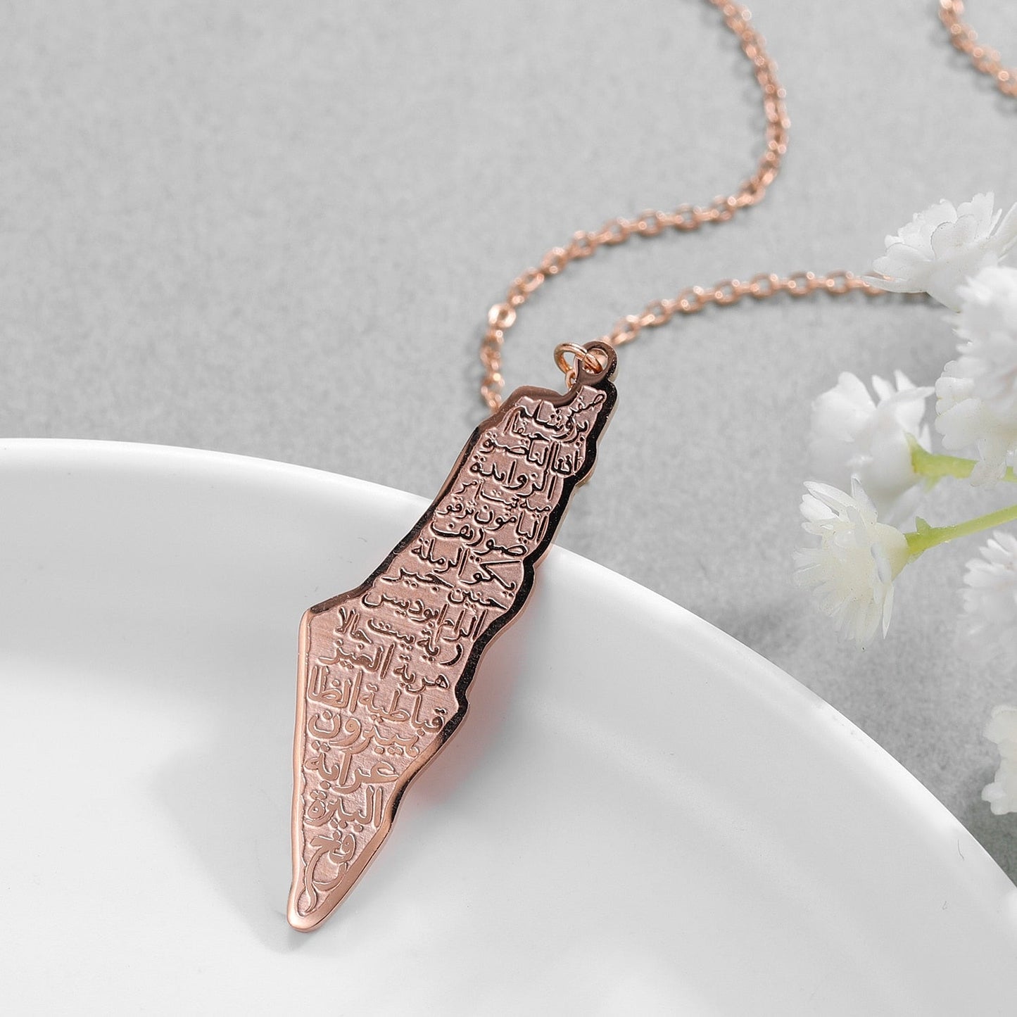 Collier Calligraphie Palestine
