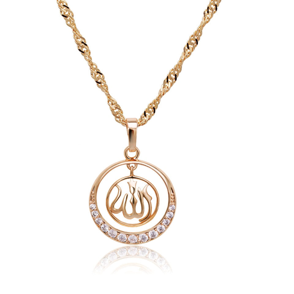 Collier Allah Plaqué Or 18K