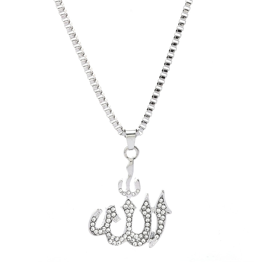 Collier Allah avec Strass