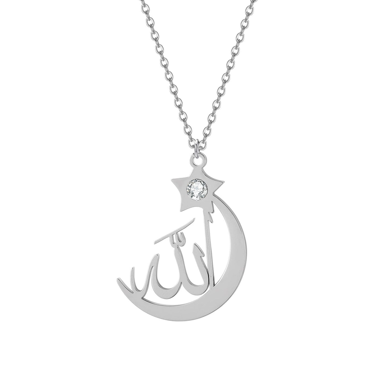 Collier Allah Croissant de Lune