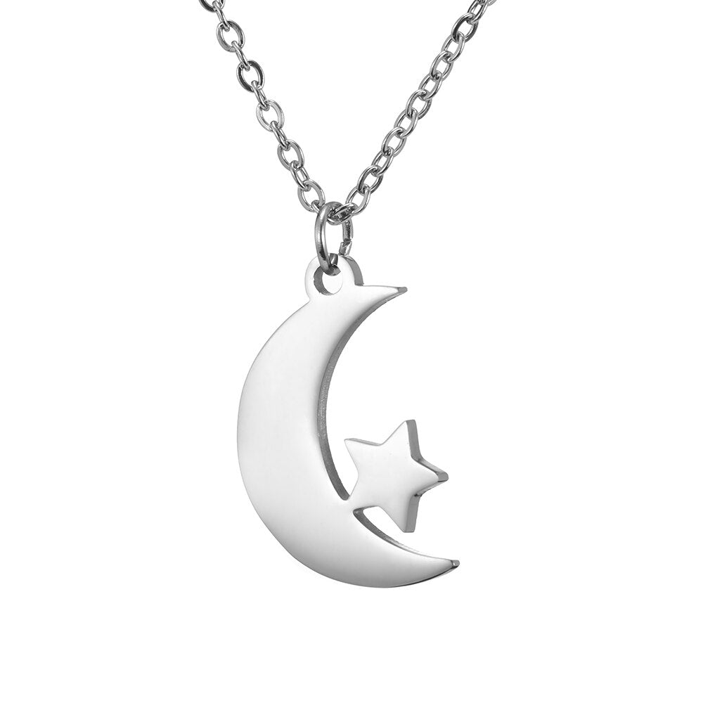 Collier Lune & Étoile