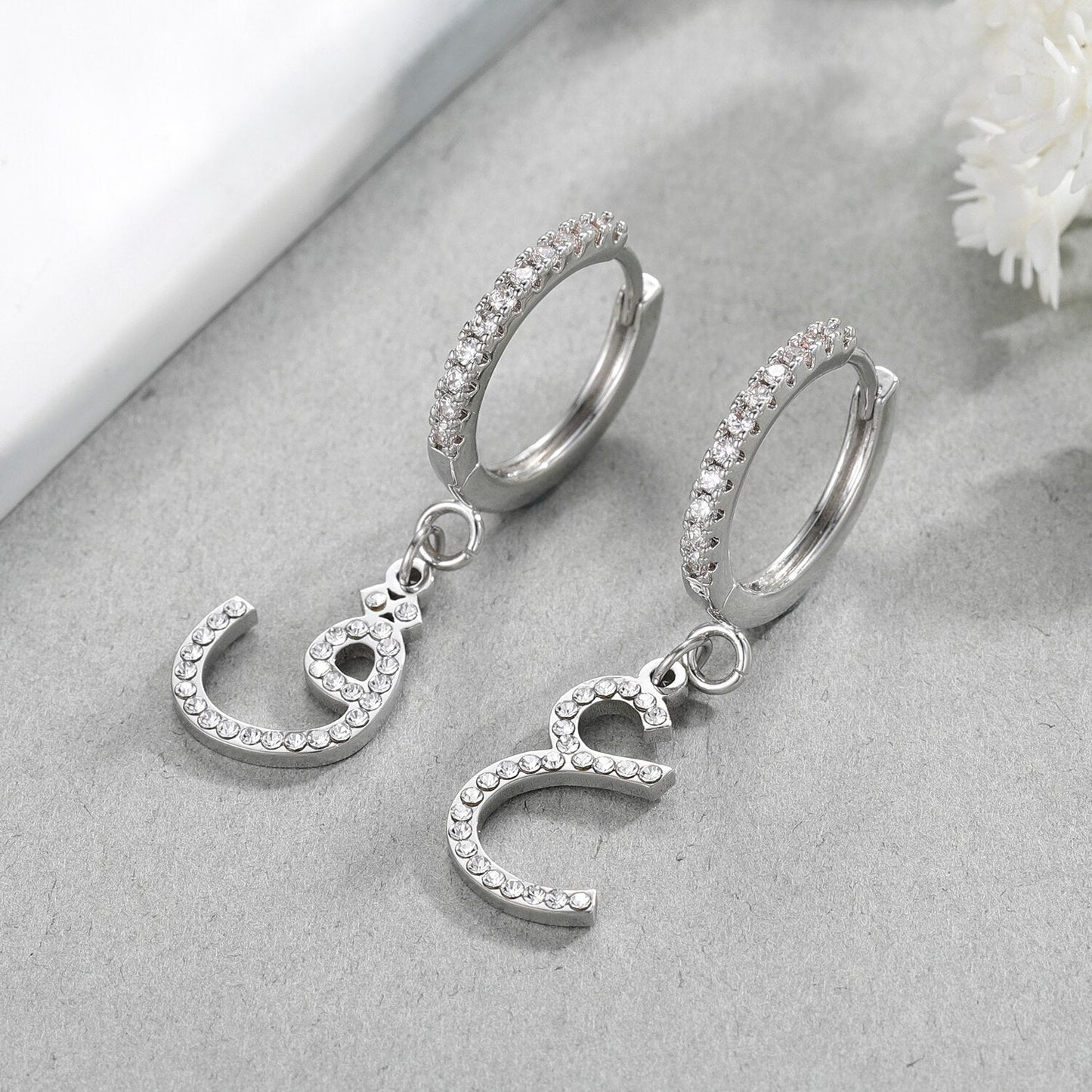 Boucles d'Oreilles Arabe avec Strass