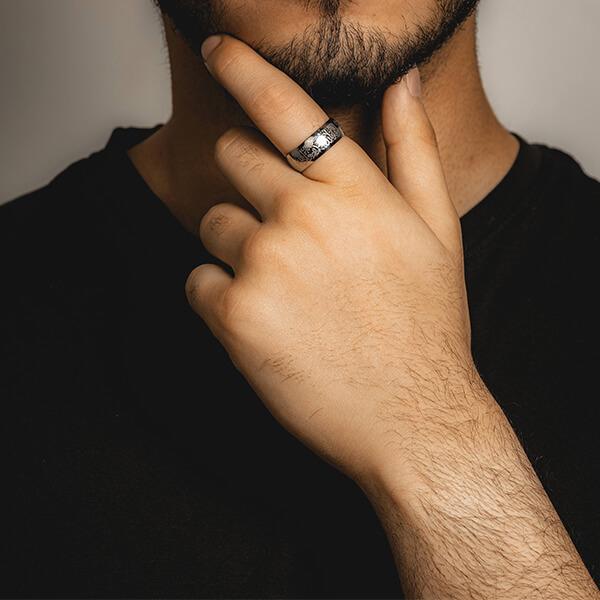 Bague Islam Shahada - Argent