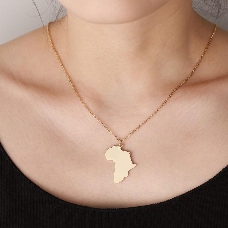 Pendentif Carte Afrique
