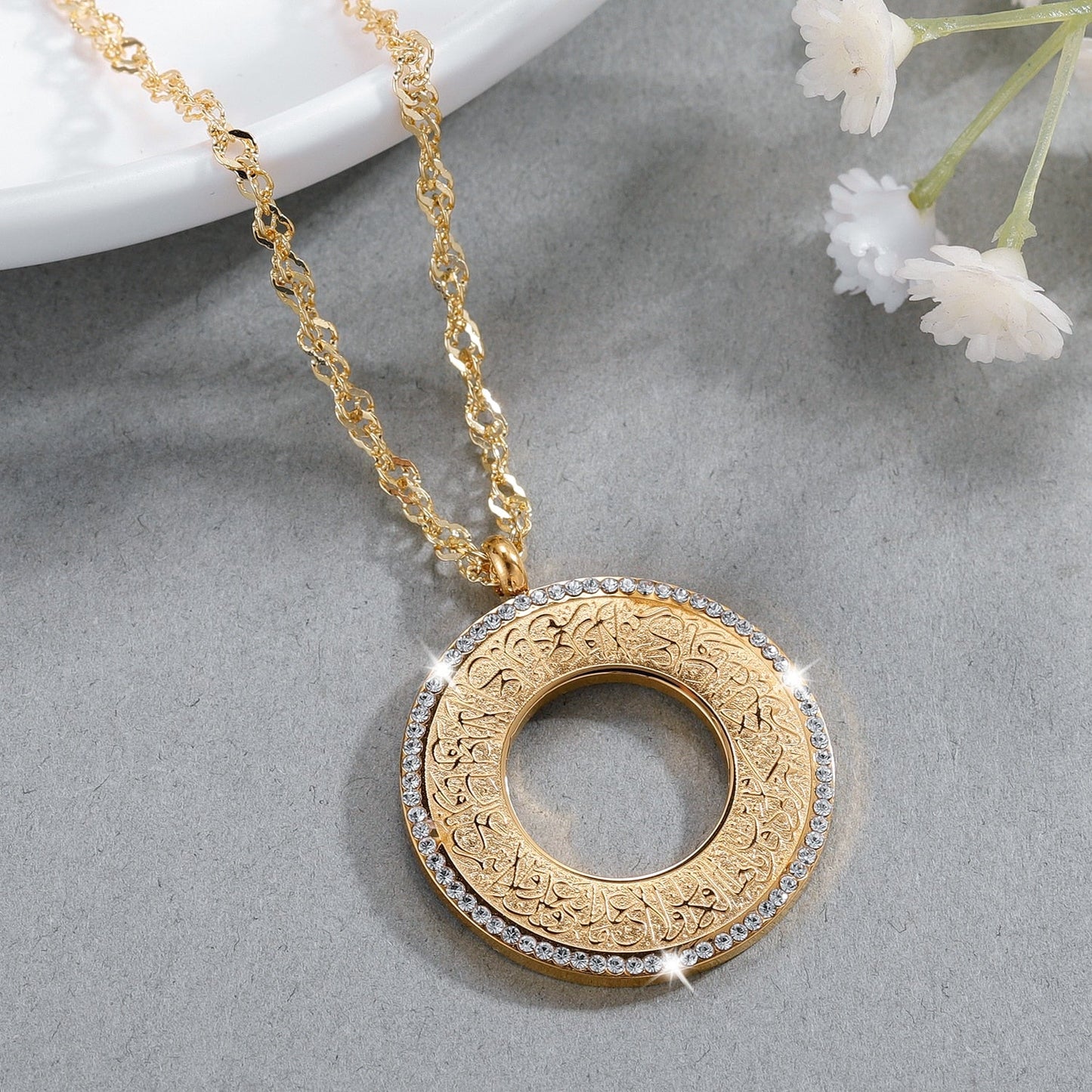 Collier Al Kafiroune avec Perles