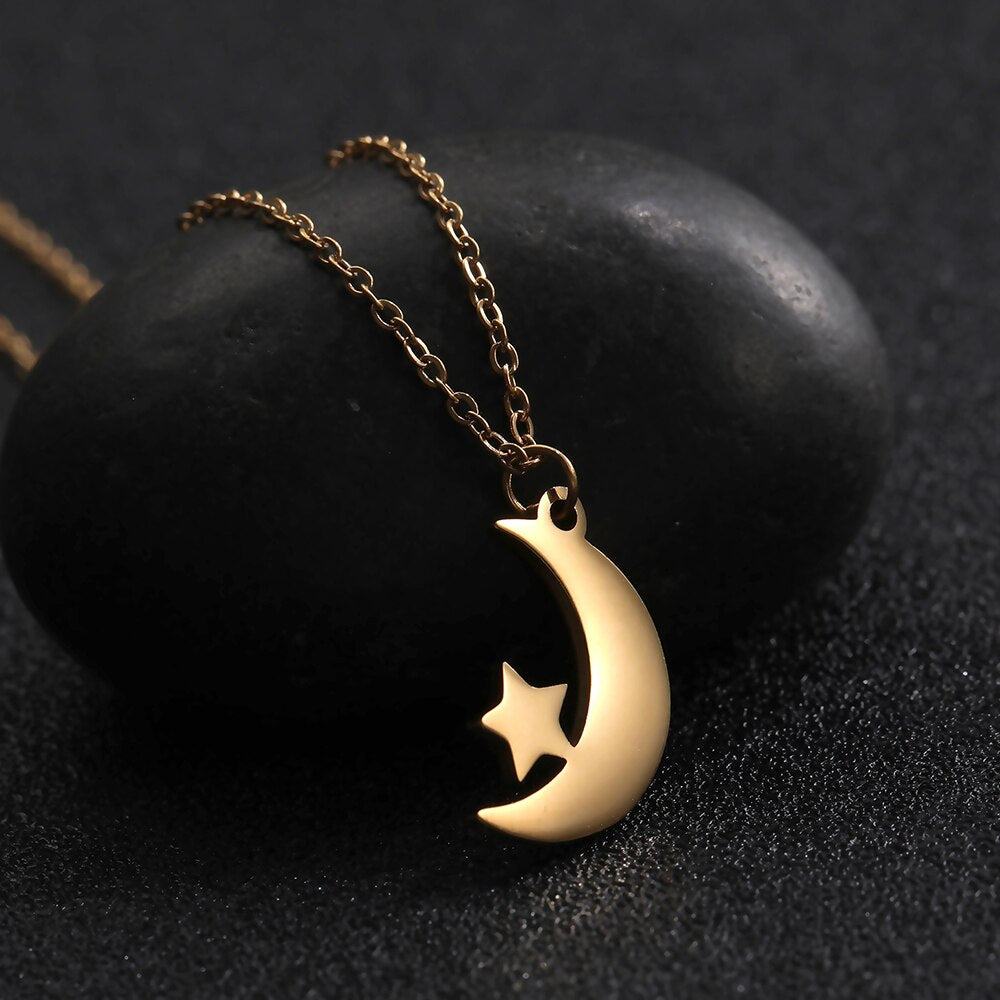 Collier Lune & Étoile