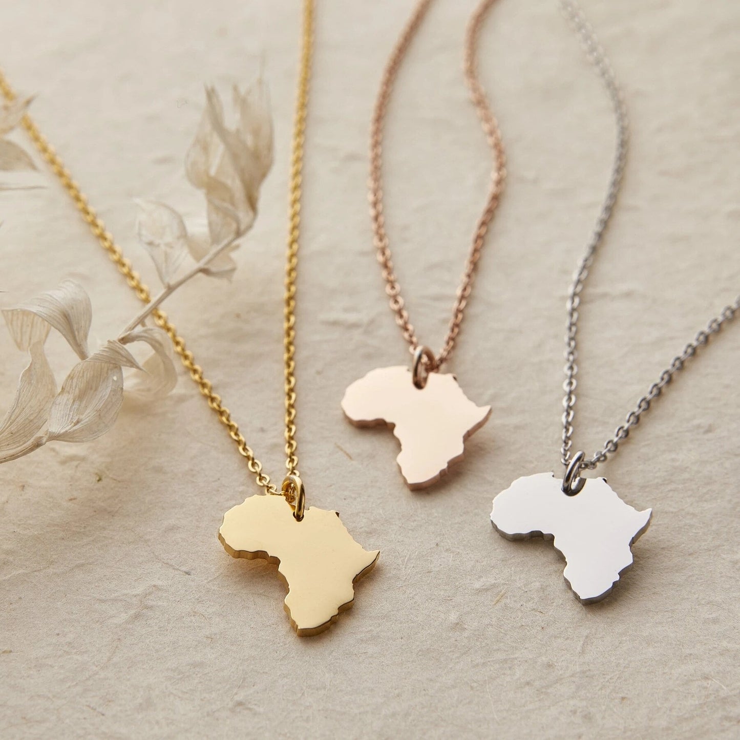 Collier Carte - Choisissez votre pays natal
