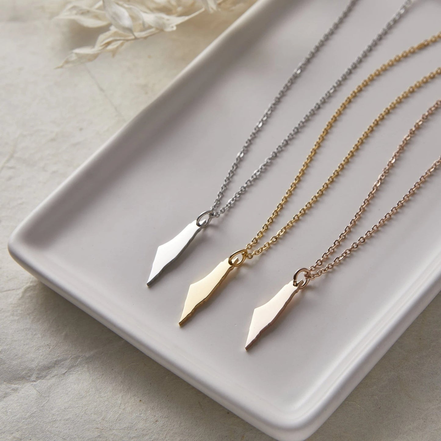 Collier Carte - Choisissez votre pays natal