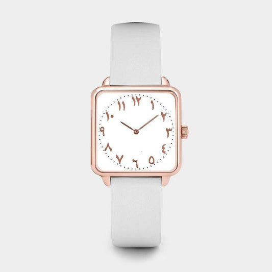 CASABLANCA - Montre Chiffre Arabe Blanche