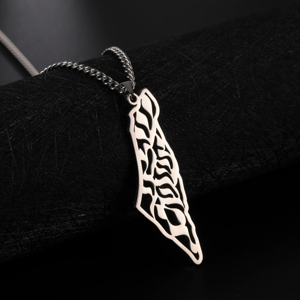 Collier Carte Palestine