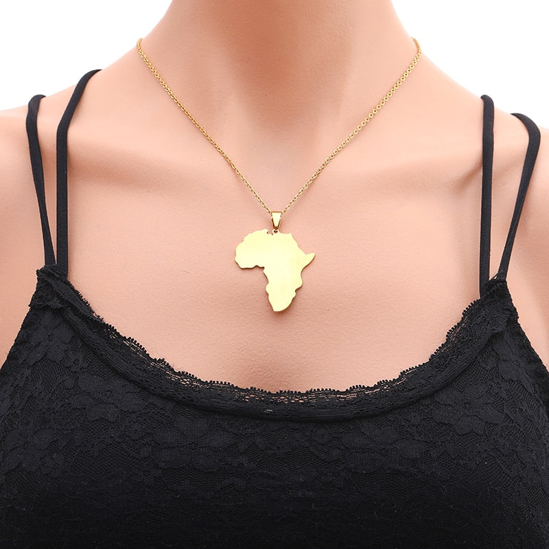 Pendentif Carte Afrique