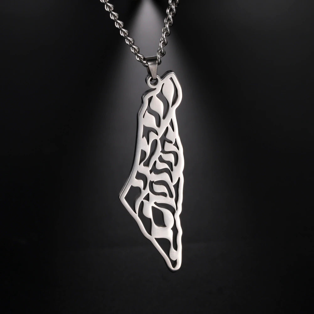 Collier Carte Palestine
