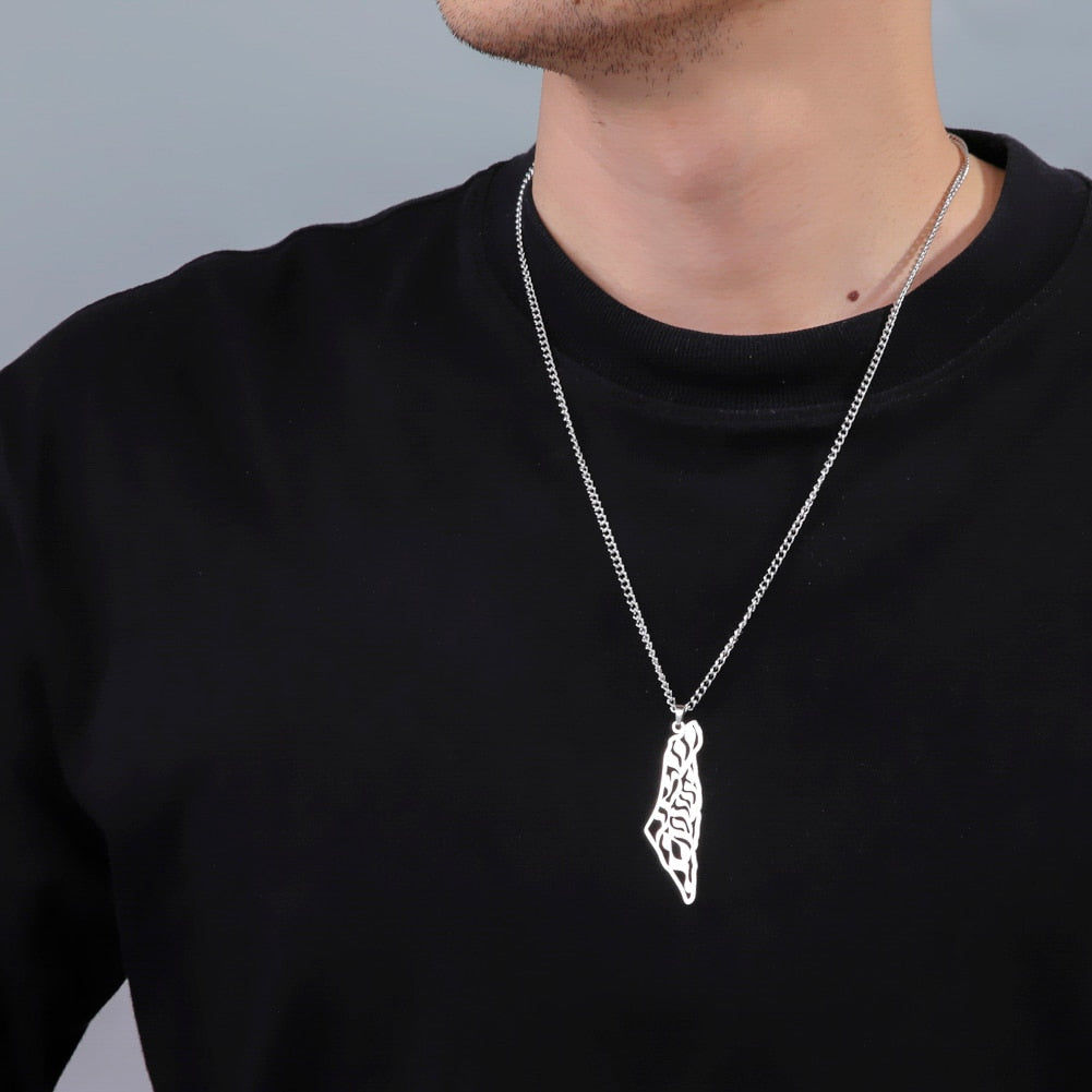 Collier Carte Palestine
