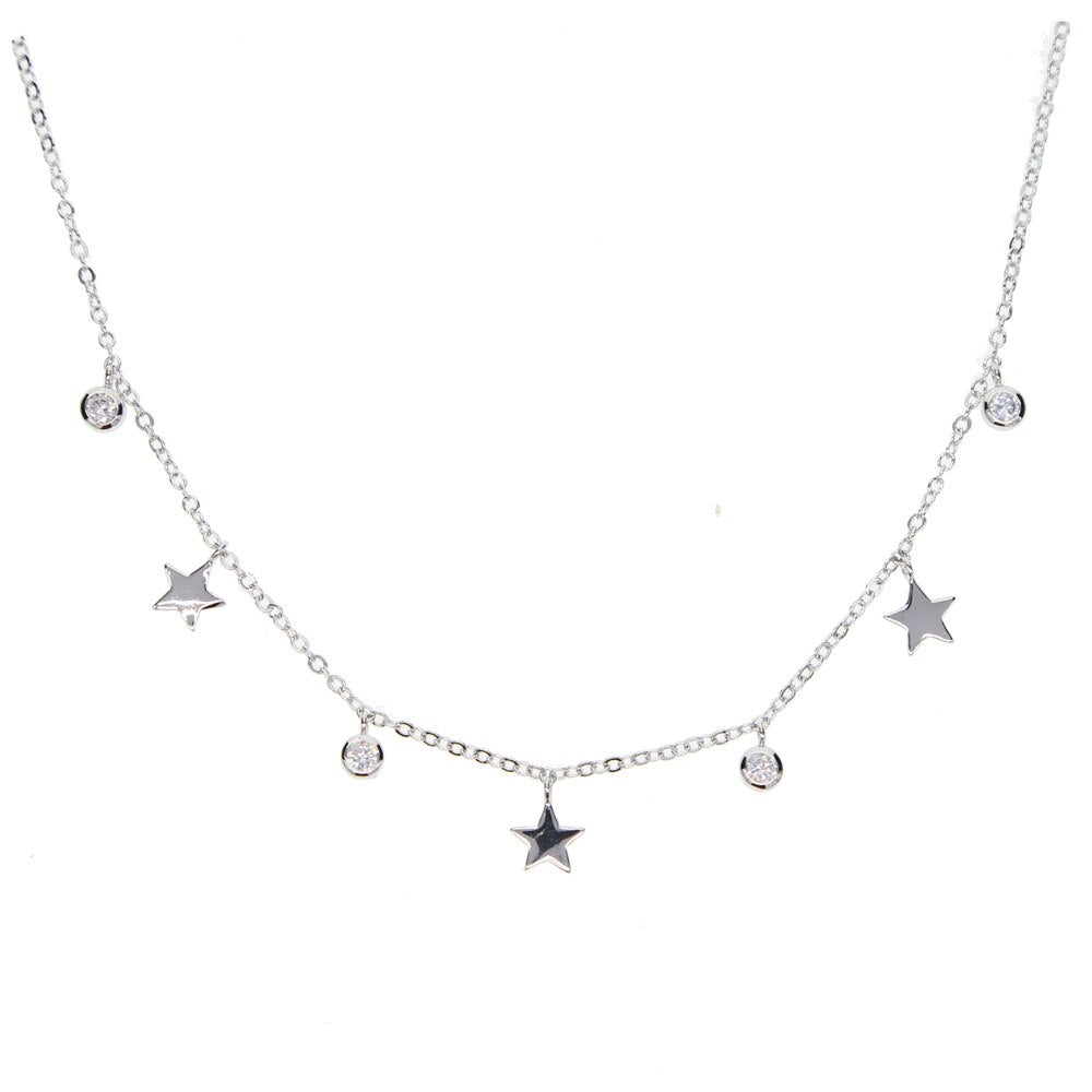 Collier Galaxy avec Strass