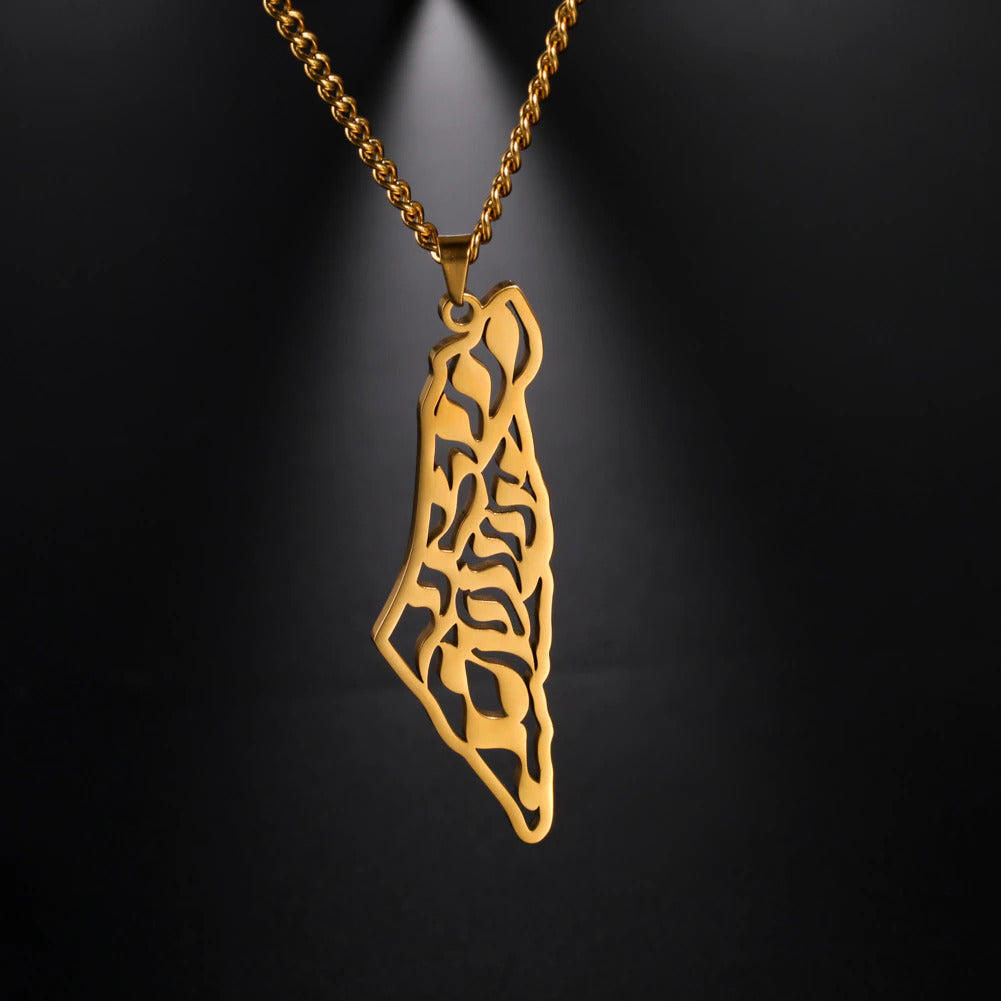 Collier Carte Palestine