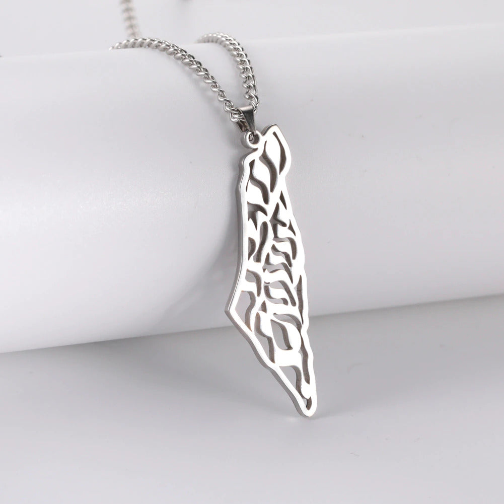Collier Carte Palestine