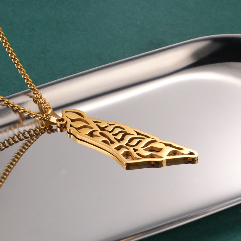 Collier Carte Palestine