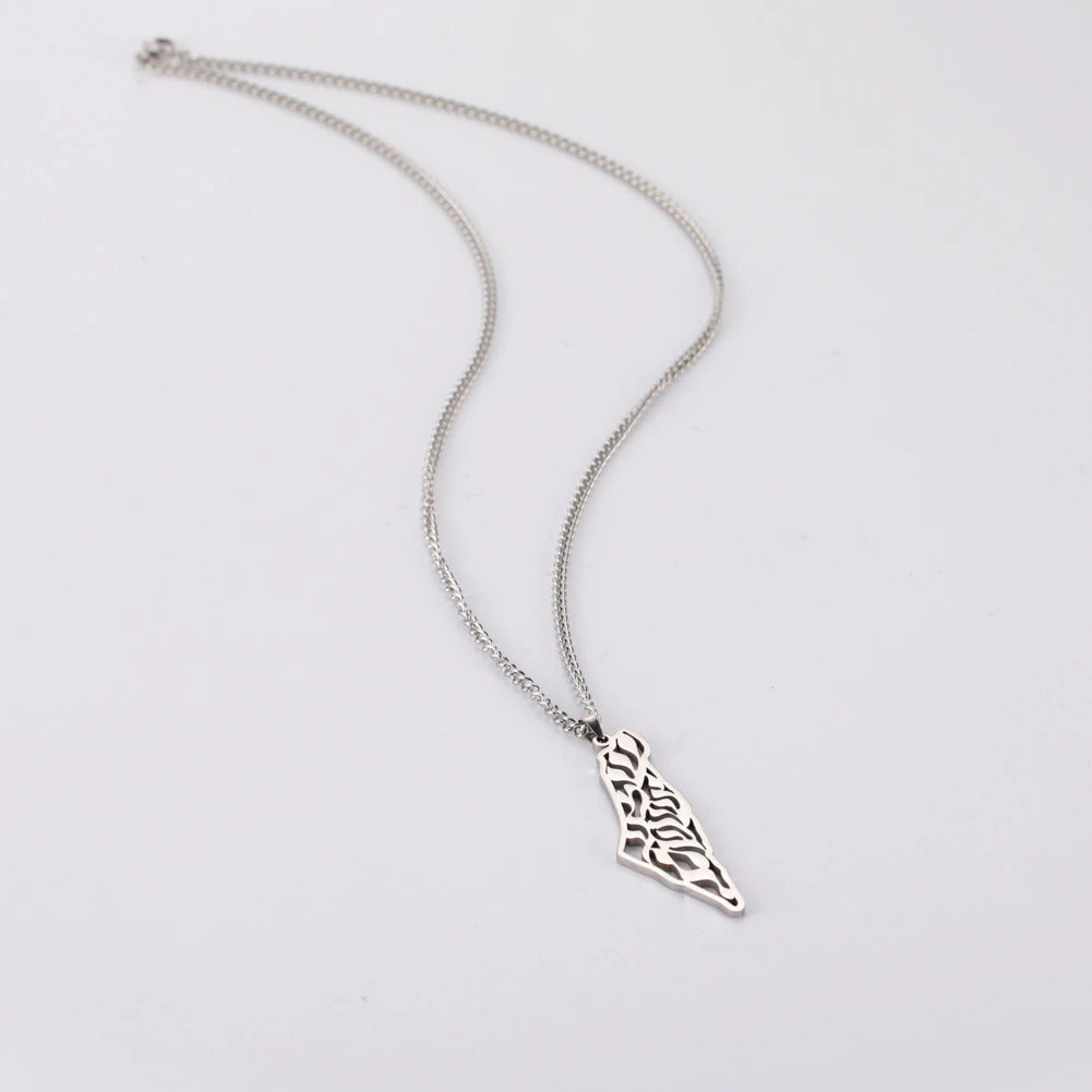 Collier Carte Palestine